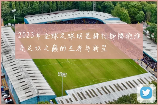 2023年全球足球明星排行榜揭晓谁是足坛之巅的王者与新星